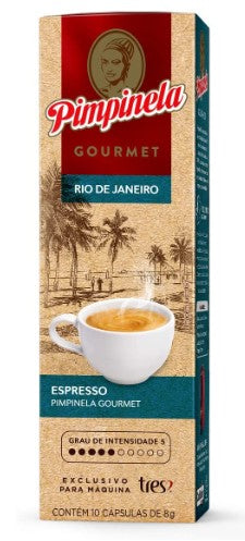 3 Corações Pimpinela Gourmet Espresso Capsules - 10 Capsules MKPBR - Brazilian Brands Worldwide