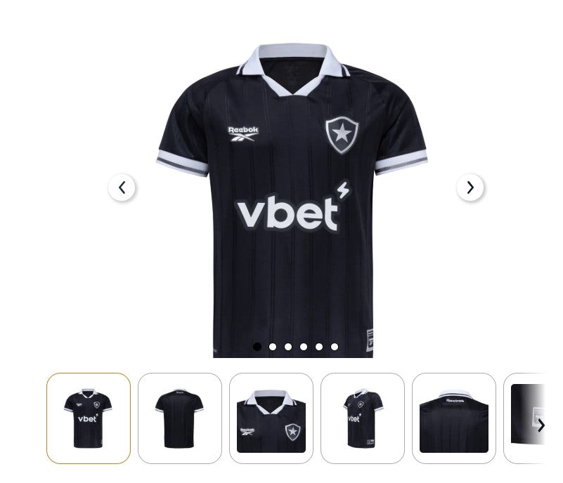 Personal Shopper Buy from Brazil Camisa Botafogo Reebok Away 25/26-  item -(DDP)