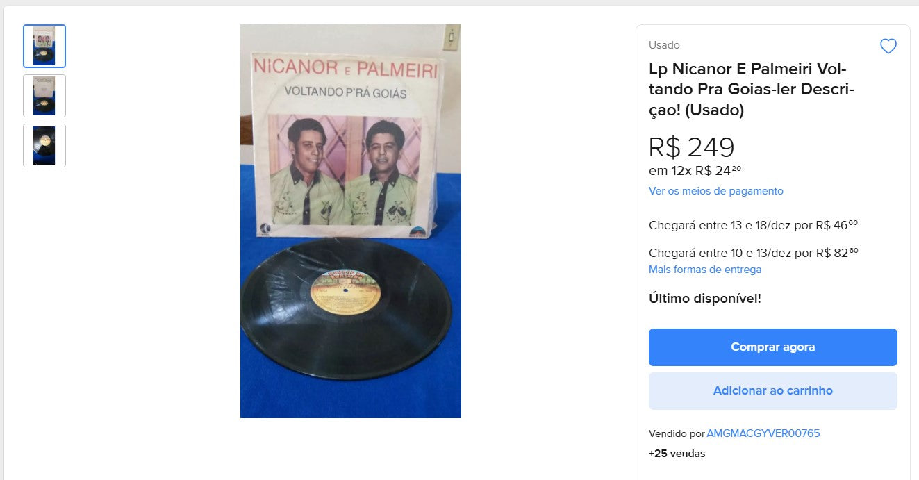 Personal Shopper | Buy from Brazil - Vinyl records- 2 items-  DDP