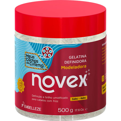 Novex Cinema Curls Styling Gel for Curl Definition & Shine, 17.6 oz (500 g) – front view – Buy now at MKPBR.COM – Worldwide Shipping