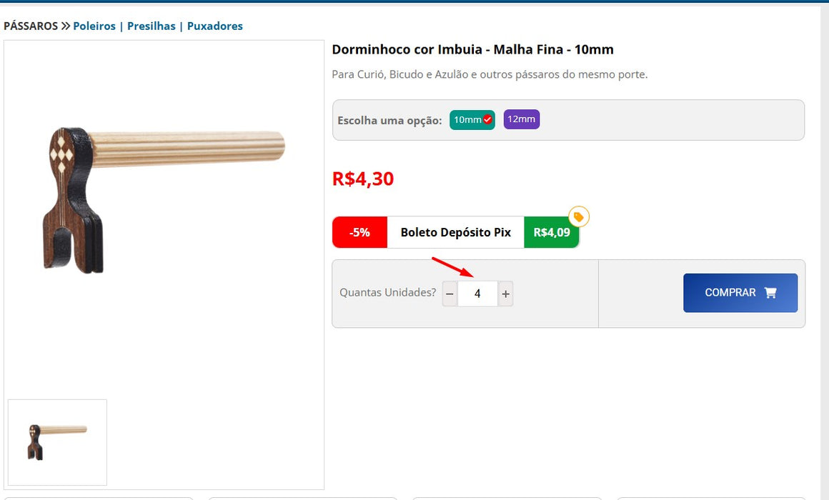 Personal Shopper | Comprar do Brasil - Kits de produtos para aves - 17 kits - DDP