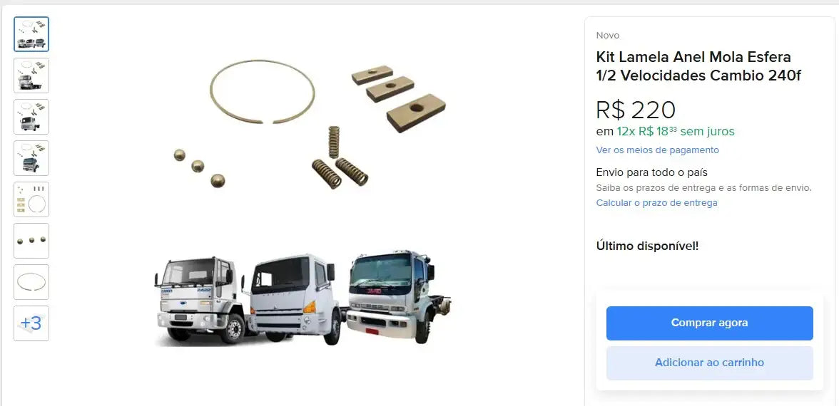 Personal Shopper | Buy from Brazil -Car Parts (PERU) - 10 items (DDP)