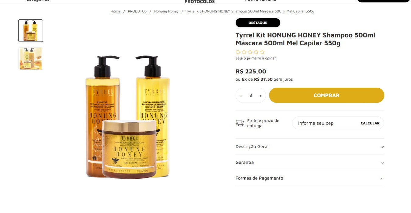 Personal Shopper | Buy from Brazil - Hair Care | Tyrrel - 94 ITEMS (DDP)