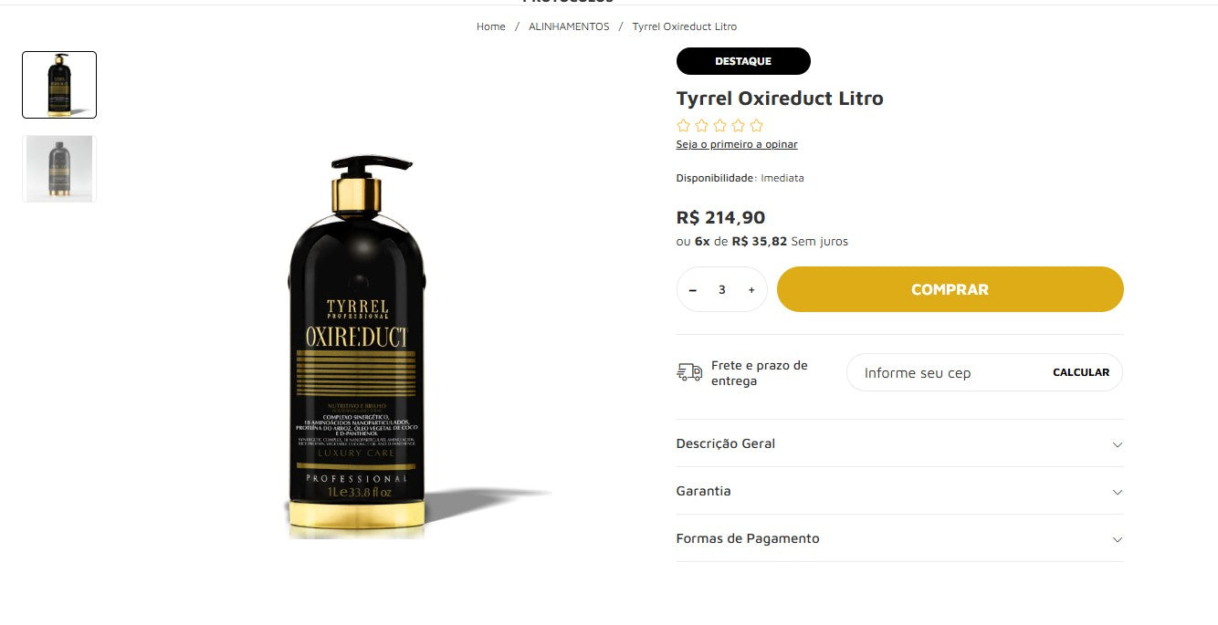 Personal Shopper | Buy from Brazil - Hair Care | Tyrrel - 94 ITEMS (DDP)