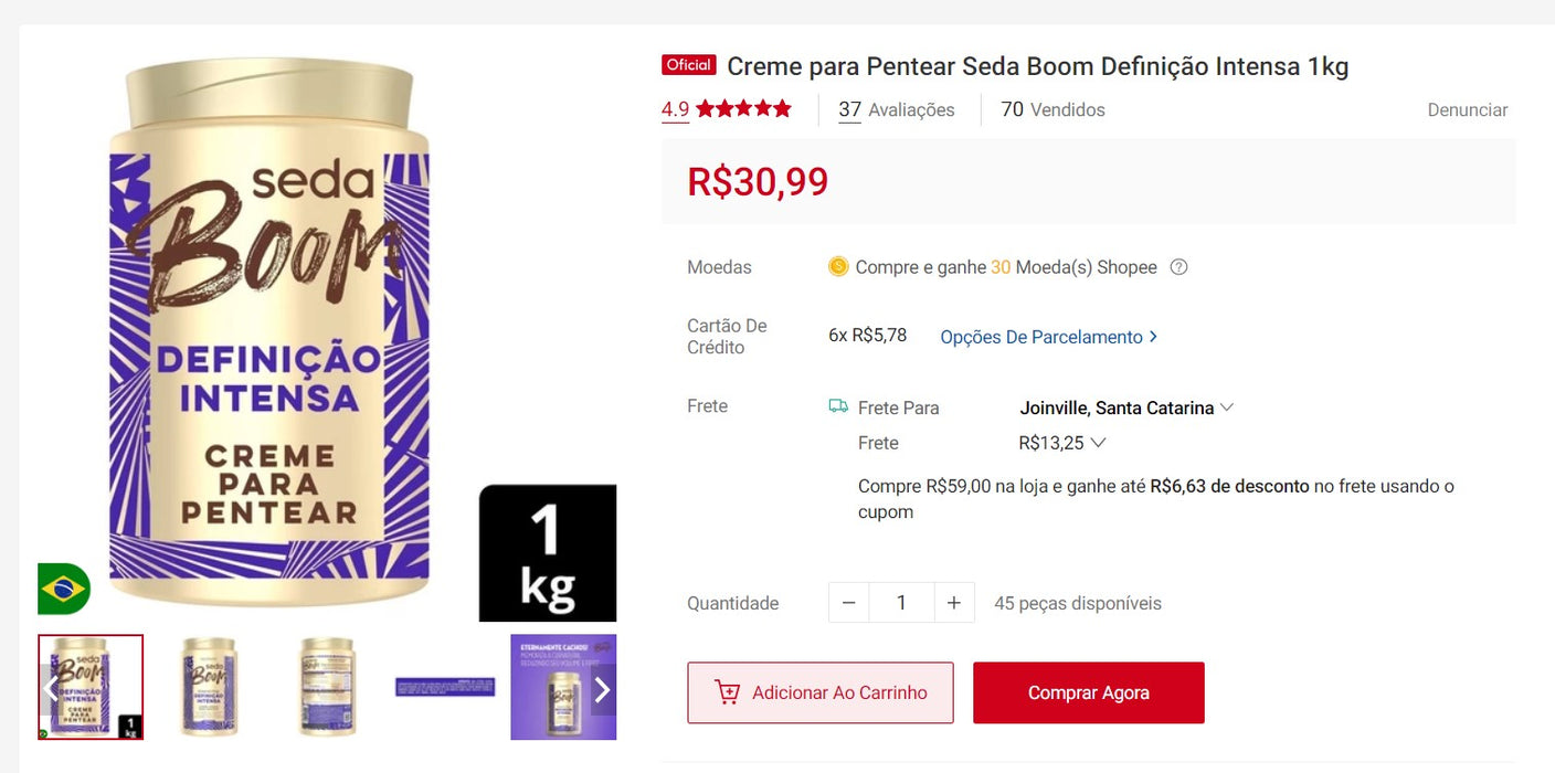 Personal Shopper | Compra desde Brasil - Champús para el cuidado del cabello - 28 ARTÍCULOS (DDP)