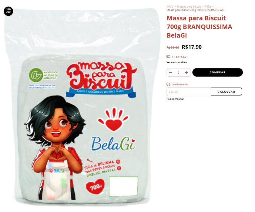 Personal Shopper | Acheter depuis le Brésil - Articles pour biscuits - 18 unités (DDP)