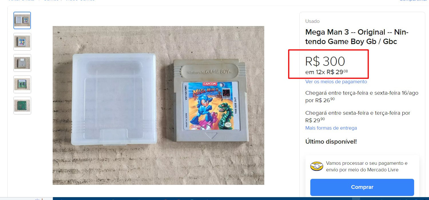 Personal Shopper | Kaufen aus Brasilien -GameBoy Collection - 2 Artikel- DDP