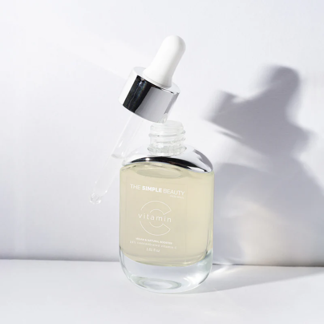 Simple Organic Vitamin C Serum 1 oz (30 ml) – Brightening, Antioxidant Defense & Tone Uniformity