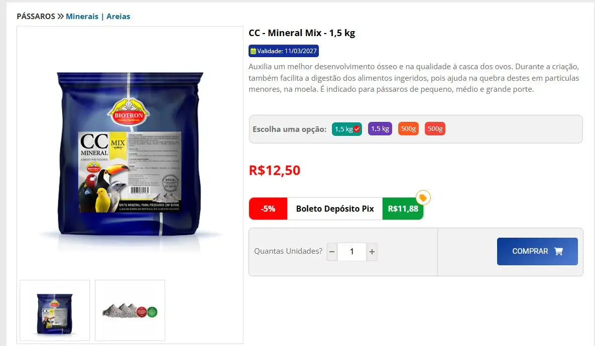 Personal Shopper | Acheter du Brésil - Bird Supliers - 8 articles - (DDP)