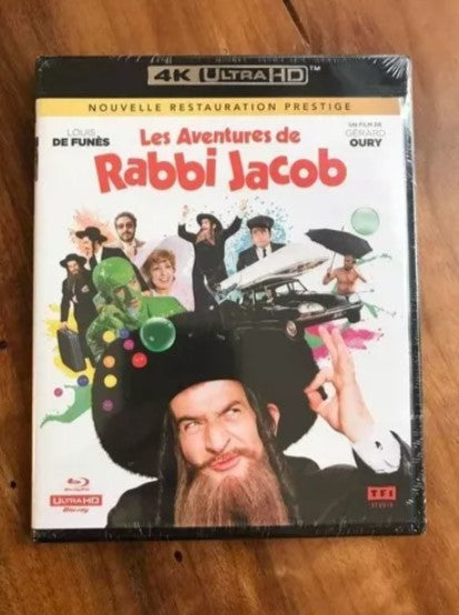 Personal Shopper | Buy from Brazil -4k + Bluray As Loucas Aventuras Do Rabbi Jacob - Lacrado- 1 item-  DDP