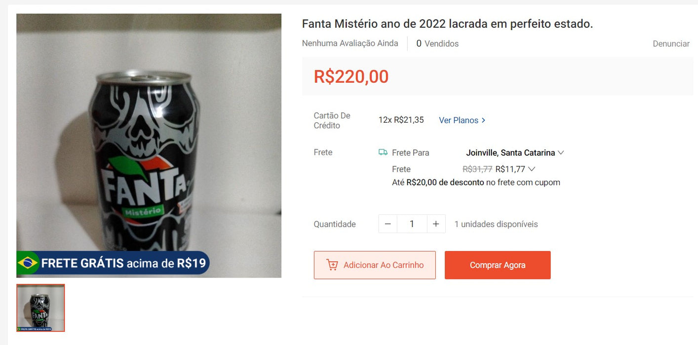Personal Shopper | Buy from Brazil - Fanta Cans collectibles - 9 itens-  DDP