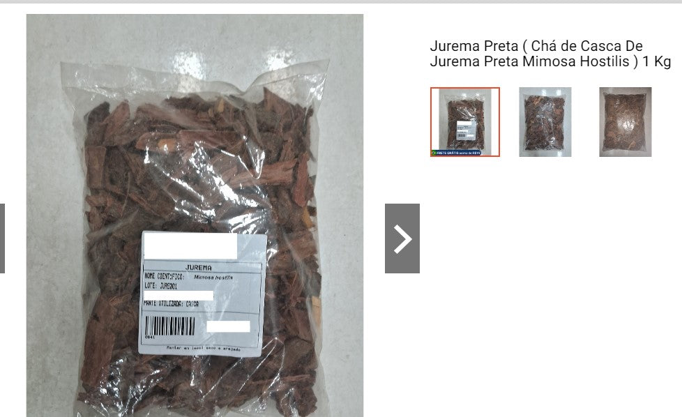 Personal Shopper | Buy from Brazil - Chá de Casca De Jurema Preta  - 2 kg -  DDP