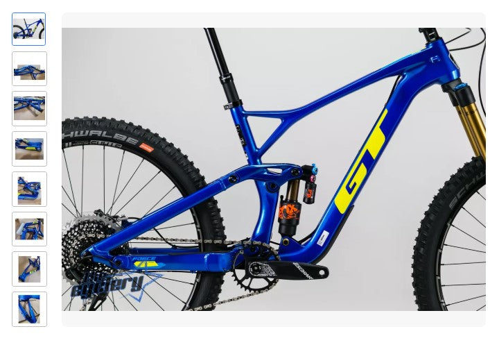 Personal Shopper | Acheter du Brésil - Quadro Gt Force Carbono Aro 27,5 2020 Bleu avec Jaune - 1 article - DDP