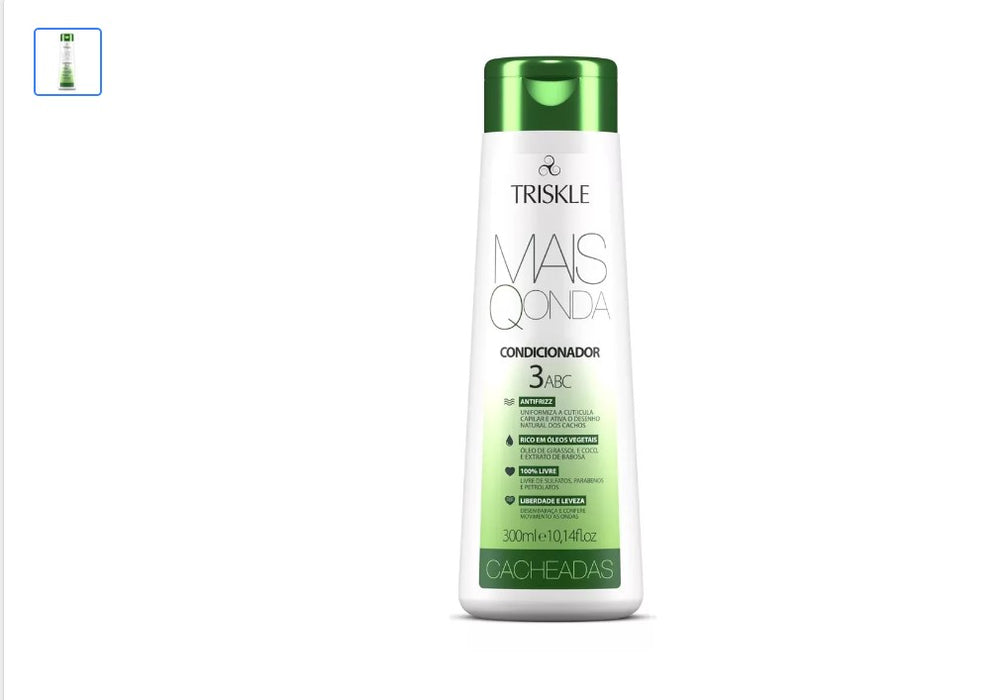 Personal Shopper | 从巴西购买 - Condicionador Mais Q Onda Cacheadas 300ml - Triskle - 3 件 (DDP)