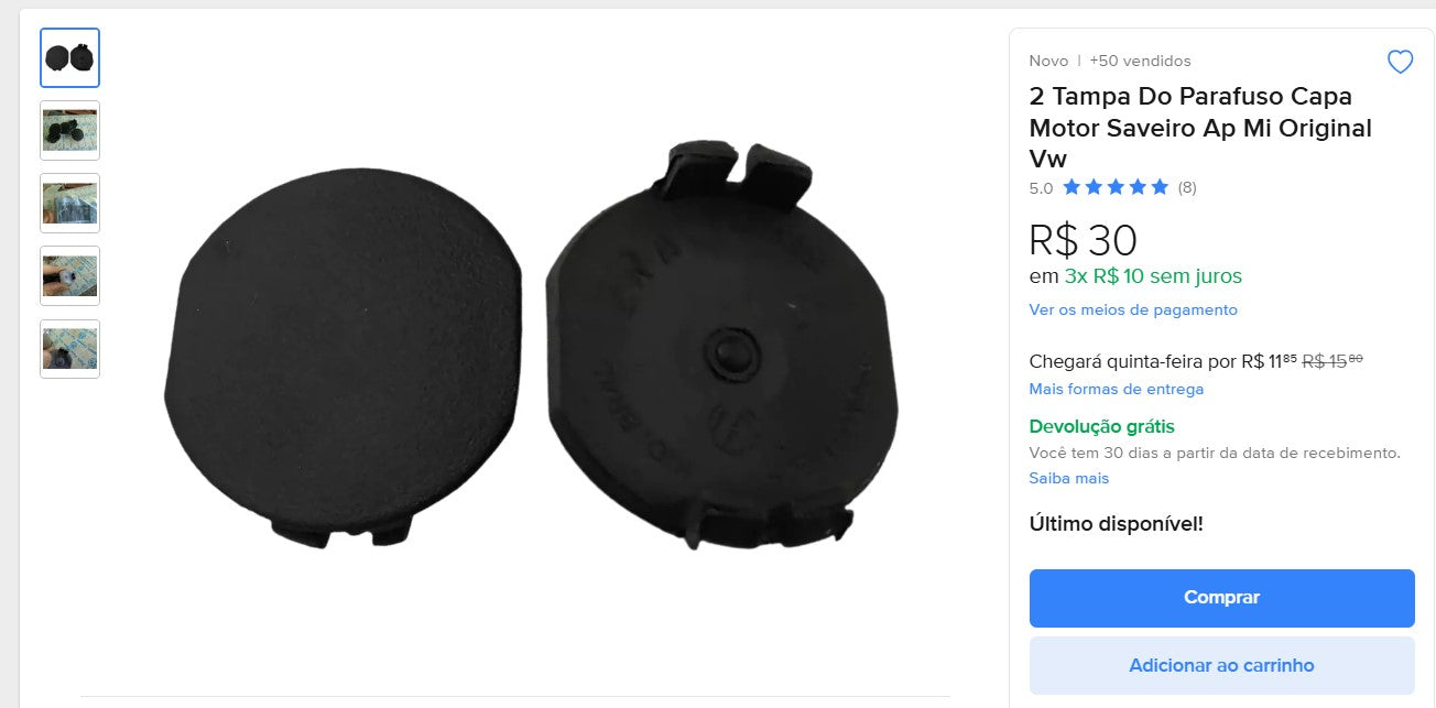 Comprador pessoal | Compre do Brasil -Peças de Carro- 1 item- DDP