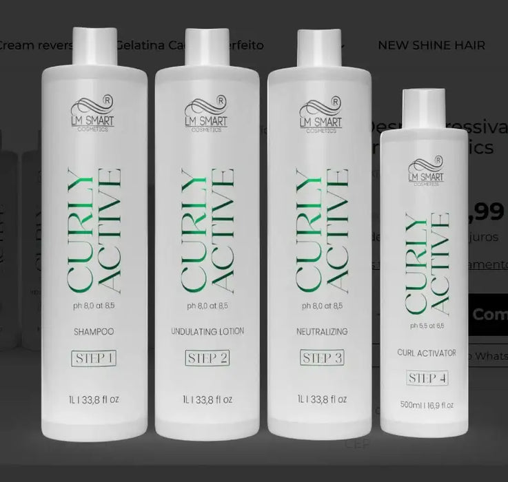 Personal Shopper | Kaufen Sie aus Brasilien -Kit Desprogressiva 1L - Curly Active | LM Smart Cosmetics - 1 Kit (DDP)
