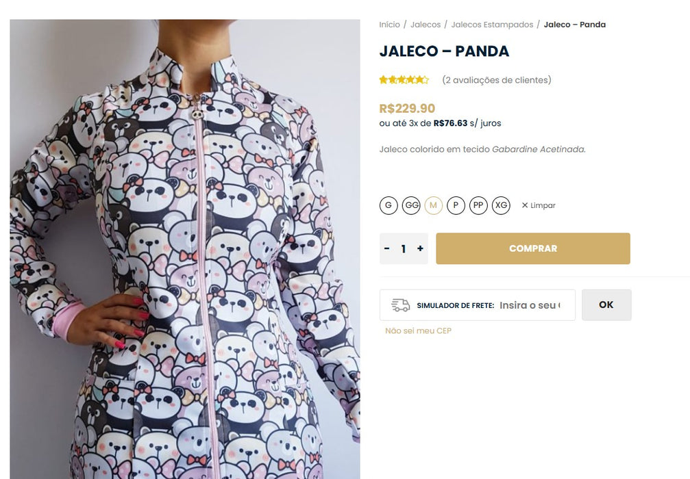 Personal Shopper | Buy from Brazil - Jalecos - 3 units (DDP)