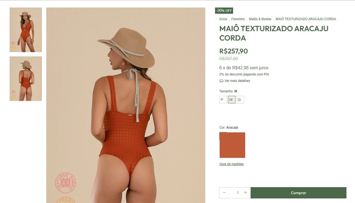 Personal Shopper | Acquista dal Brasile - Articoli da spiaggia per donna - 2 unità (DDP)