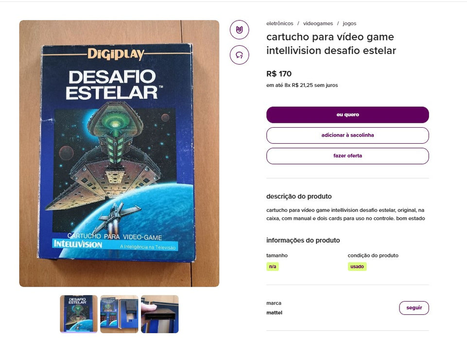 Personal Shopper | Compre do Brasil -Cartuchos de videogame -4 unidades (DDP)