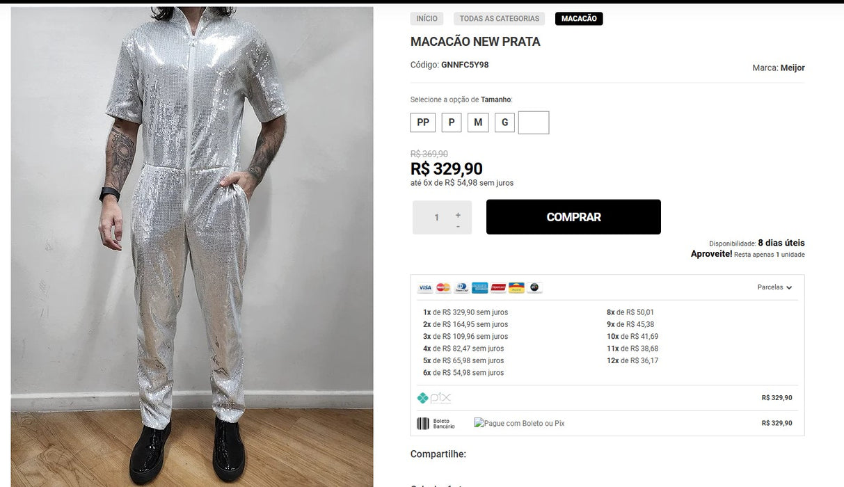 Personal Shopper | Compra desde Brasil - Ropa de hombre MEIJOR - 2 artículos (DDP)