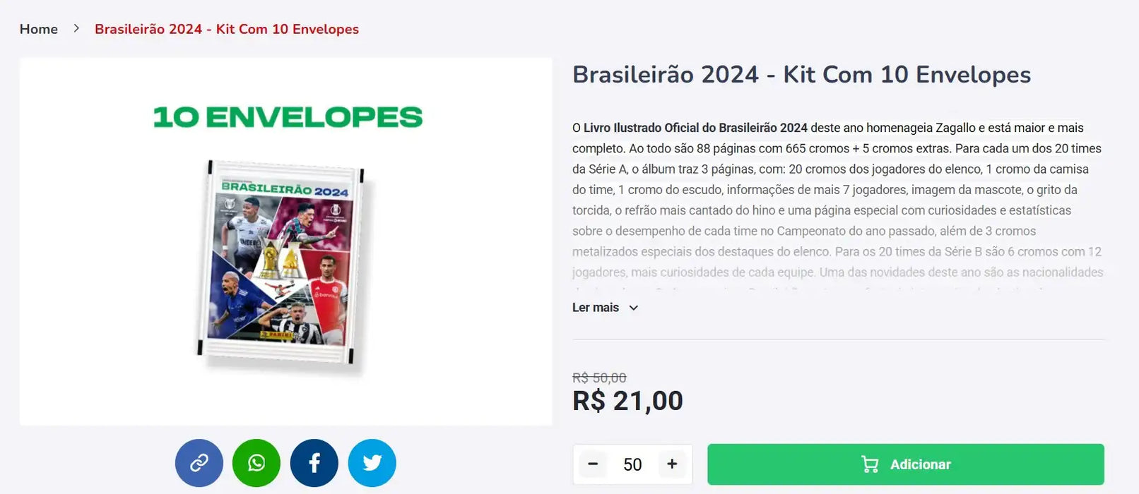 Personal Shopper | Comprar desde Brasil - Pegatinas de fútbol - 3 juegos (DDP)