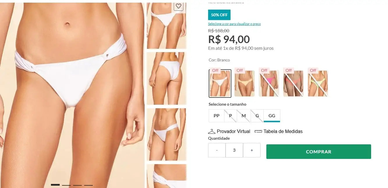 Personal Shopper | Buy from Brazil -Biquinis CiaMaritma - 6 items (DDP)