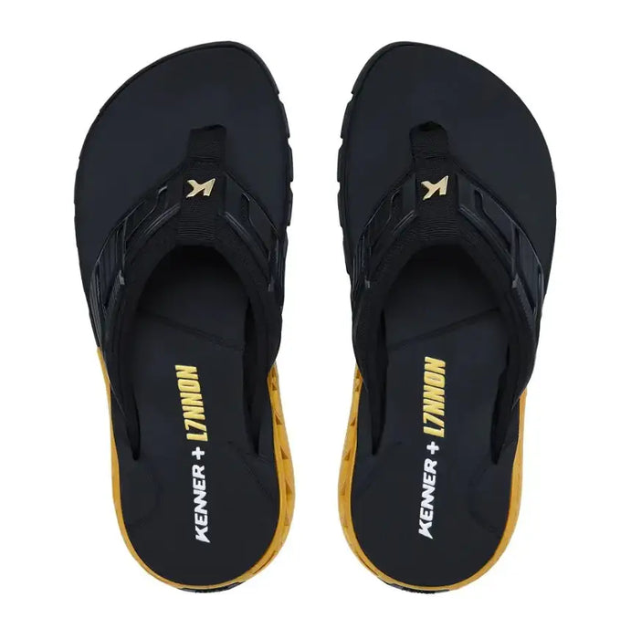 Personal Shopper | Acheter du Brésil - Sandália kenner rakka full force l7 preto com dourado 44/45 -(DDP)