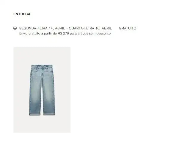 Personal Shopper | اشترِ من البرازيل - جينز Z1975 بقصة مريحة وخصر عالي - 1 قطعة (DDP)