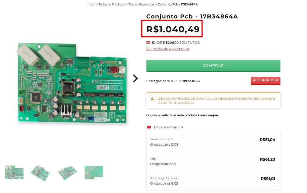 Personal Shopper | Buy from Brazil -  Conjunto Pcb - 17B34864A - 3 items-  DDP