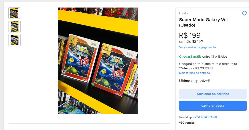 Personal Shopper | Buy from Brazil -Video game cartridges- 2 items (DDP)