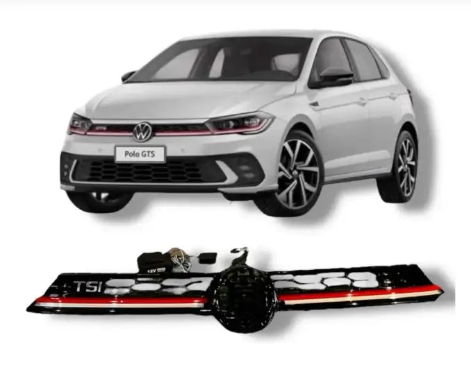 Personal Shopper | Comprar desde Brasil - Grade Frontal Polo Iluminada Led Colmeia Black Mod Gts 2023+ -(DDP)