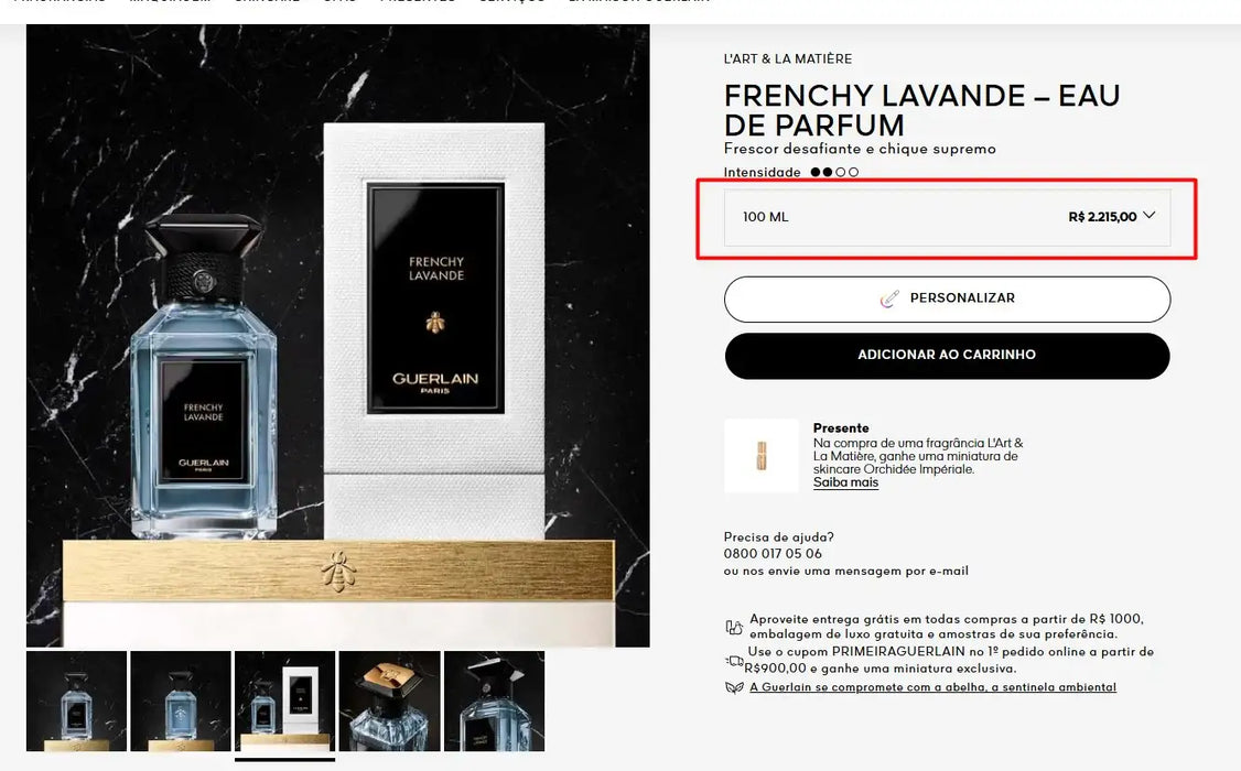 Personal Shopper Buy from Brazil -Frenchy Lavande – Eau de Parfum item (DDP)