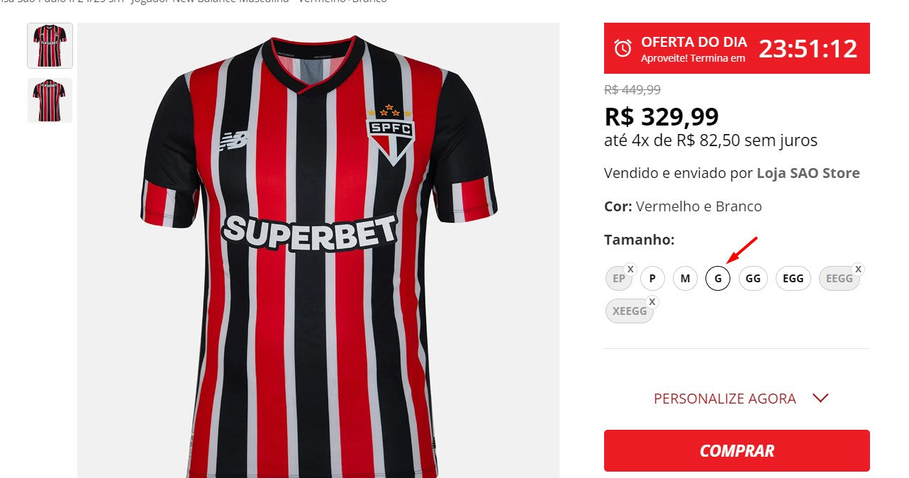 Personal Shopper | Comprar desde Brasil - Camisetas de Fútbol - 3 unidades (DDP)