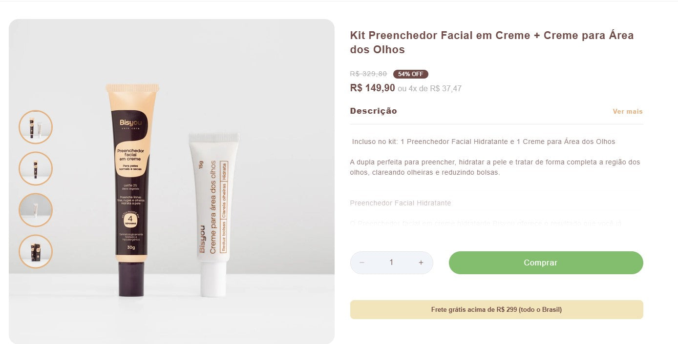 Personal Shopper | Buy from Brazil - 2 Kit Cosmetics -  (DDP)