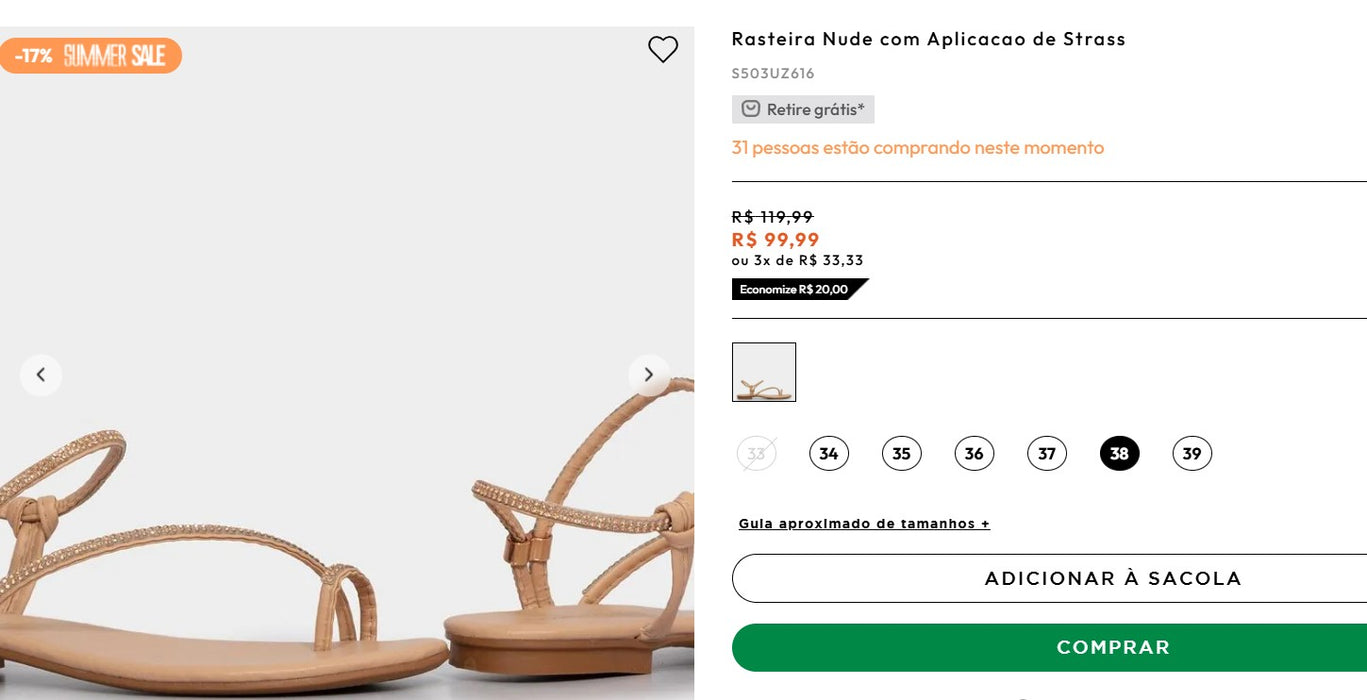 Personal Shopper | Buy from Brazil - Sandalias femininas - 2 pares - DDP