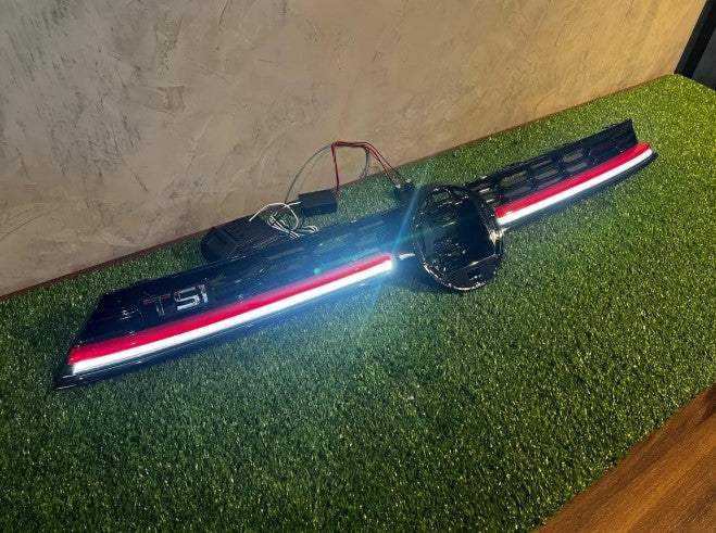 Personal Shopper | Comprar desde Brasil - Grade Frontal Polo Iluminada Led Colmeia Black Mod Gts 2023+ -(DDP)