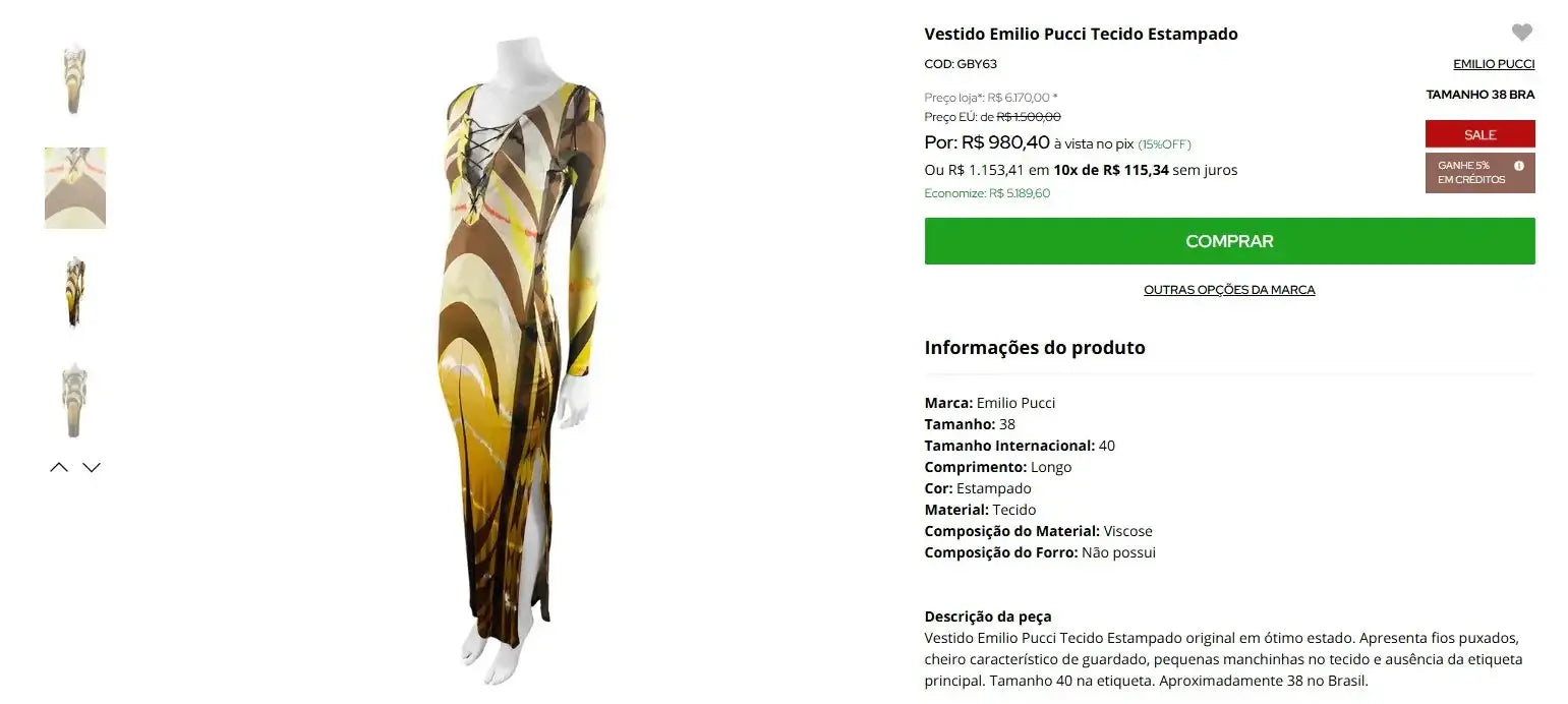 Personal Shopper | Comprar desde Brasil - Etqueita Unica Ropa - 3 artículos (DDP)