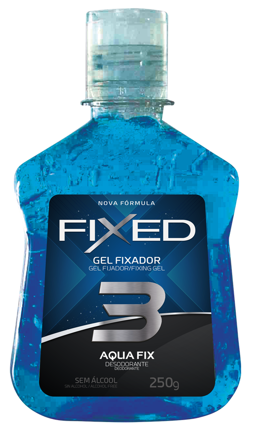 Fixed Acqua 3 Blue Hair Fixing Gel 250g (8.82 oz) – Buy now at MKPBR.COM – Worldwide Shipping