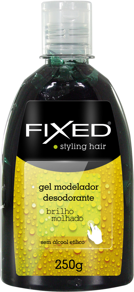Fixed Black Hair Modeling Gel 250g (8.82 oz) – Buy now at MKPBR.COM – Worldwide Shipping