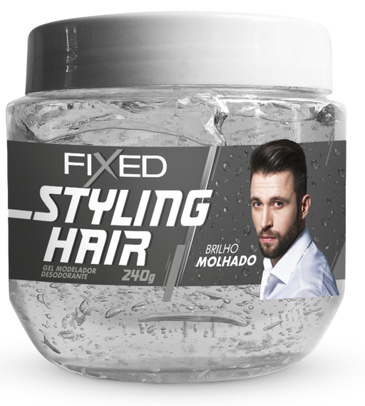 Fixed Clear Hair Modeling Gel 240g (8.47 oz) – Buy now at MKPBR.COM – Worldwide Shipping