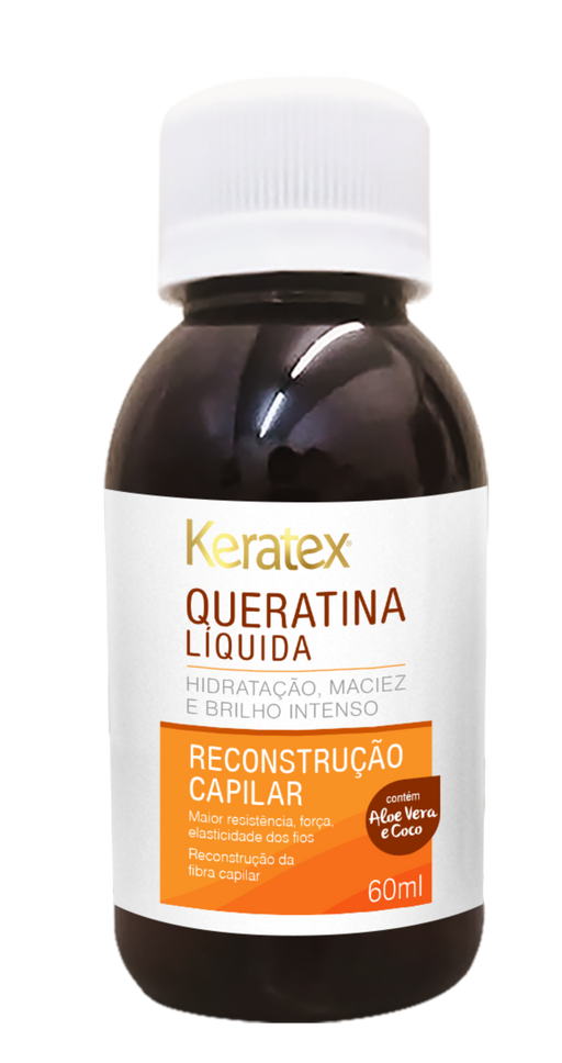 Keratex Liquid Keratin Hair Reconstruction 60ml (2.03 fl oz) – Buy now at MKPBR.COM – Worldwide Shipping