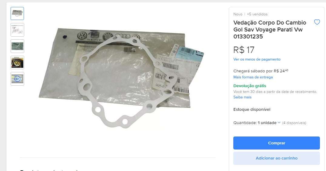 Personal Shopper | Buy from Brazil -CAR PARTS - 24 items (DDP)