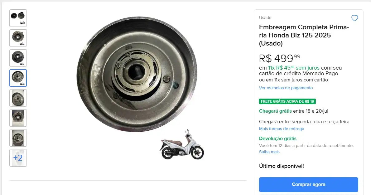 Personal Shopper | Buy from Brazil  - Motorcycle Parts  - 3 items (DDP)