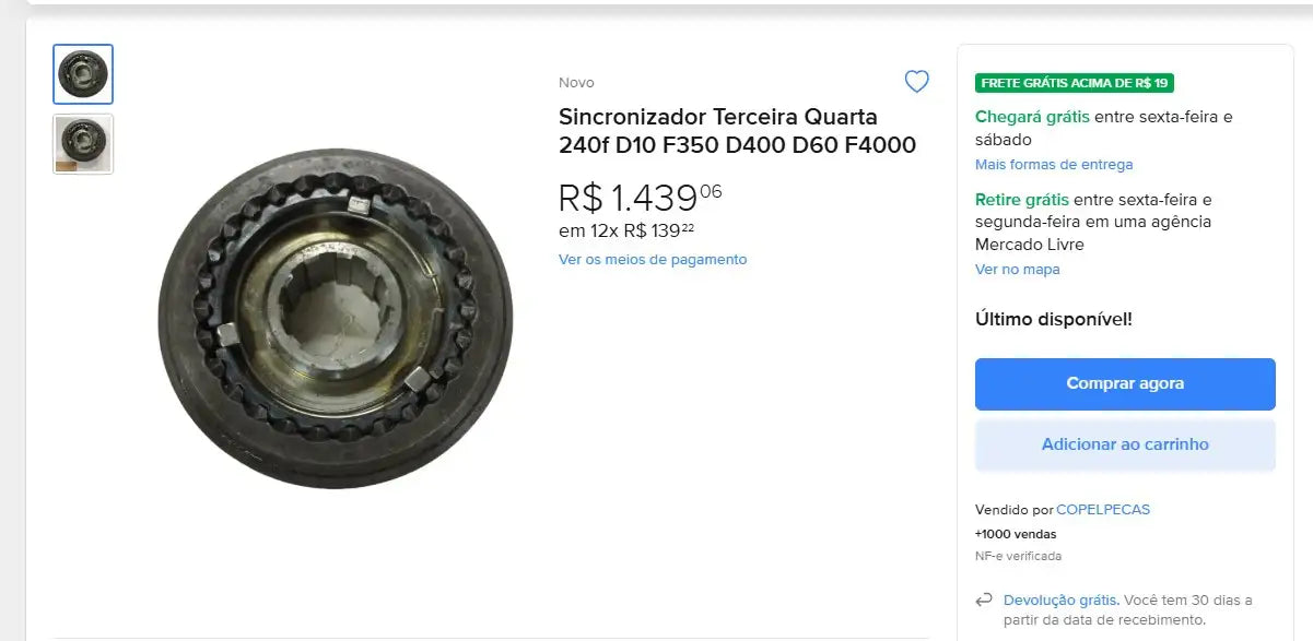 Personal Shopper | Buy from Brazil -Car Parts (PERU) - 10 items (DDP)