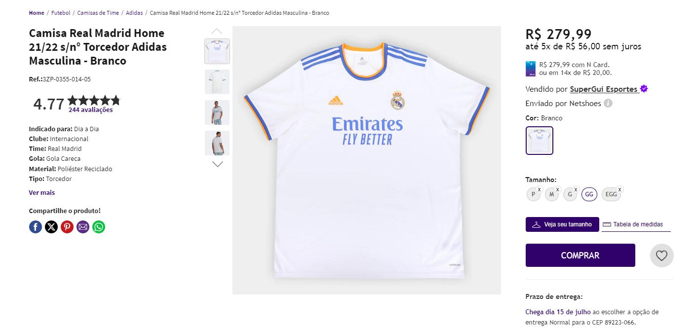 Personal Shopper | Buy from Brazil -Football Jerseys - 2 items-  DDP