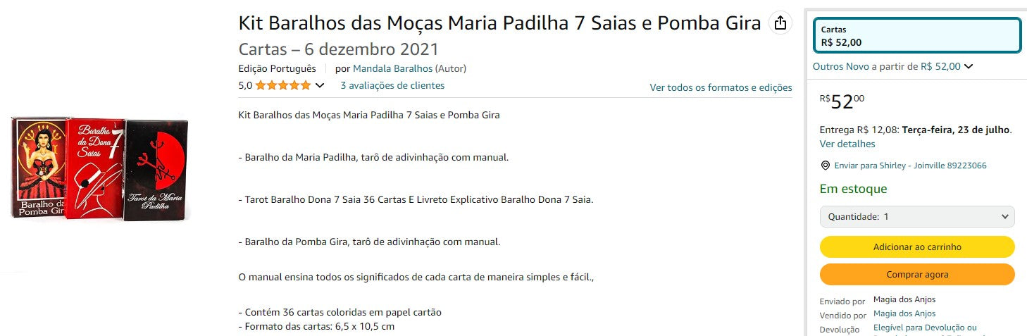 Acheteur personnel | Acheter au Brésil - Articles religieux - 2 articles - DDP