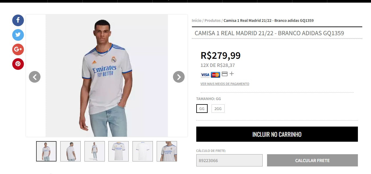 Personal Shopper | Comprar do Brasil -Camisas de Futebol - 1 item- DDP