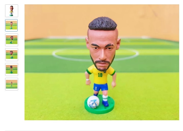 Personal Shopper | Buy from Brazil -	 Mini Craque Do Neymar Brasil Soccerwe Kodoto - 1 item -  DDP