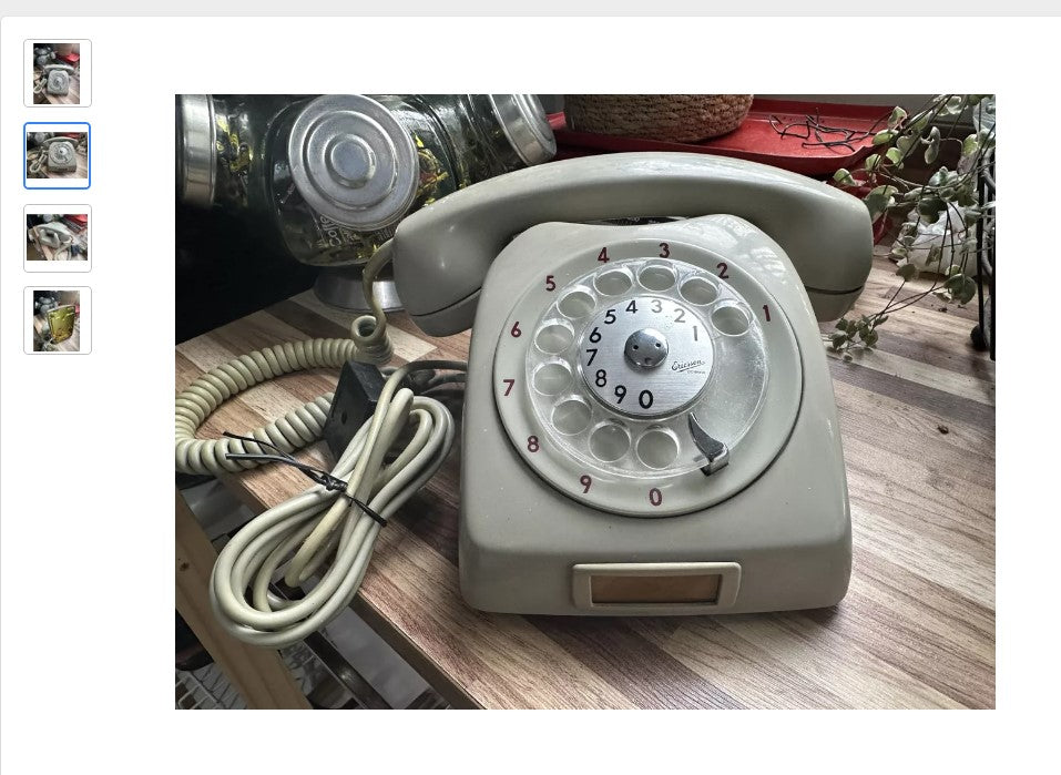 Personal Shopper | Buy from Brazil - Collectible antique telephones - 3 ITEMS (DDP)