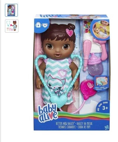 Personal Shopper | Buy from Brazil - Boneca Baby Alive Cuida De Mim Negra - Hasbro - 1 item (DDP)